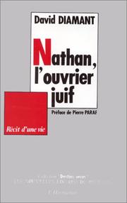 Cover of: Nathan, l'ouvrier juif: récit d'une vie