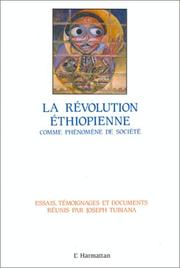Cover of: La Révolution éthiopienne comme phénomène de société: essais, témoignages et documents