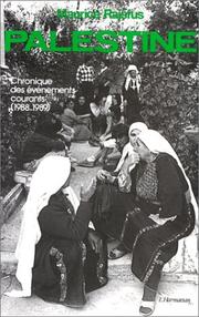 Cover of: Palestine: chronique des événements courants, 1988-1989