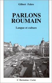Cover of: Parlons roumain by Gilbert Fabre