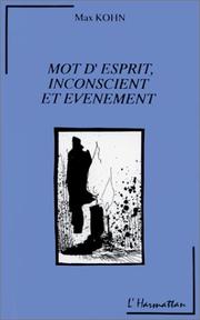 Cover of: Mot d'esprit et événement