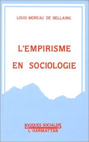 Cover of: Critique de l'empirisme en sociologie