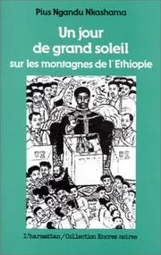 Cover of: Un jour de grand soleil sur les montagnes d'Ethiopie: roman