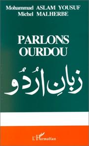 Cover of: Parlons ourdou