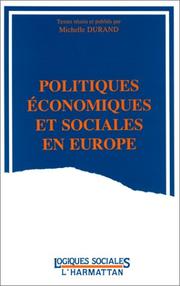 Cover of: Politiques économiques et sociales en Europe