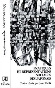 Cover of: Pratiques et représentations sociales des Japonais