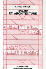 Usage et architecture by Daniel Pinson