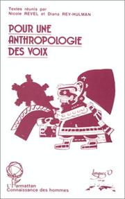 Cover of: Pour une anthropologie des voix
