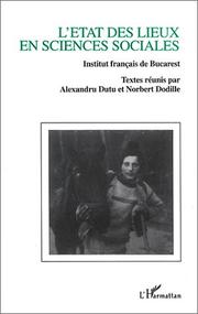 Cover of: L' Etat des lieux en sciences sociales