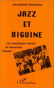 Cover of: Jazz et biguine by Jacqueline Rosemain