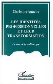 Cover of: Les identités professionnelles et leur transformation by Christine Agache