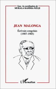 Cover of: Jean Malonga: écrivain congolais (1907-1985)