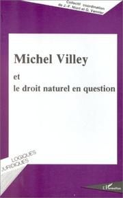 Cover of: Michel Villey et le droit naturel en question