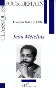 Cover of: Jean Métellus by Françoise Naudillon