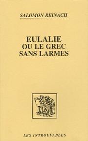 Cover of: Eulalie, ou, Le grec sans larmes