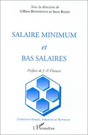 Cover of: Salaire minimum et bas salaires