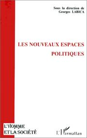 Cover of: Les nouveaux espaces politiques: actes de la table ronde de l'U.R.A. 1394, Philosophie politique, économique et sociale, année 1990-1991