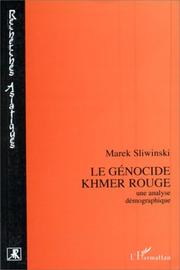 Cover of: Le génocide khmer rouge by Marek Śliwinski
