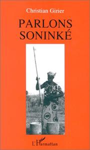 Cover of: Parlons soninké