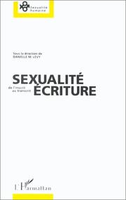 Cover of: Sexualité, écriture