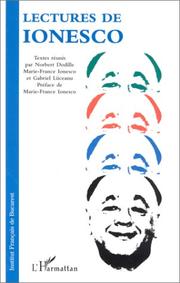Cover of: Lectures de Ionesco