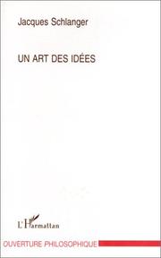Cover of: Un art des idées