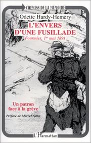Cover of: L' envers d'une fusillade by Odette Hardy-Hémery