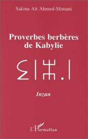 Cover of: Proverbes berbères de Kabylie by Sakina Aït-Ahmed-Slimani