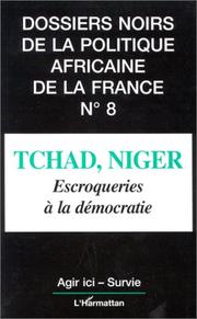 Cover of: Tchad, Niger by Agir ici et Survie.