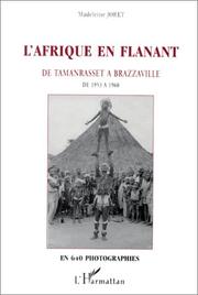 Cover of: L' Afrique en flânant, de Tamanrasset à Brazzaville by Madeleine Joret