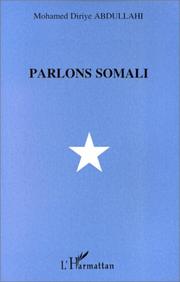 Cover of: Parlons somali by Mohamed Diriye Abdullahi