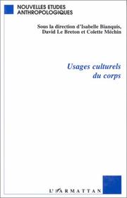 Cover of: Usages culturels du corps