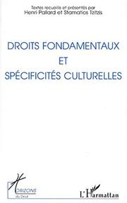 Cover of: Droits fondamentaux et spécificités culturelles