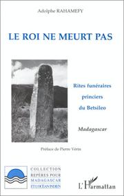 Cover of: Le roi ne meurt pas by Adolphe Rahamefy