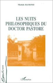 Cover of: Les nuits philosophiques du doctor Pastore by Michèle Ramond