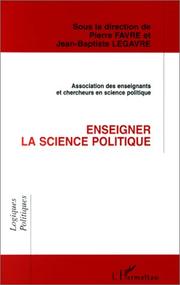 Cover of: Enseigner la science politique
