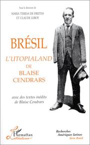 Cover of: Bresil: L'utopialand de Blaise Cendrars (Collection Critiques litteraires)