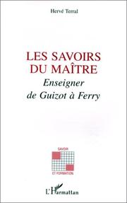 Cover of: Les savoirs du maître by Hervé Terral