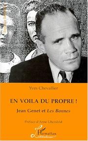 Cover of: En voilà du propre!: Jean Genet et Les bonnes