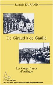 Cover of: De Giraud à de Gaulle by Romain Durand