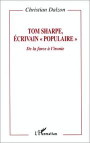 Cover of: Tom Sharpe, écrivain "populaire": de la farce à l'ironie