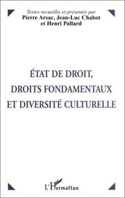 Cover of: Etat de droit, droits fondamentaux et diversité culturelle