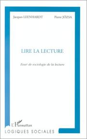 Lire la lecture by Jacques Leenhardt