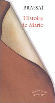 Cover of: Histoire de Marie by Brassaï