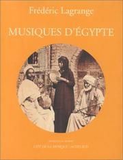 Musiques d'Egypte by Frédéric Lagrange