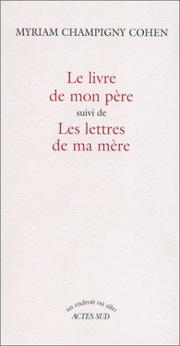 Cover of: Le livre de mon père