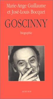 Cover of: René Goscinny: biographie