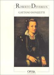 Cover of: Roberto Devereux by Gaetano Donizetti