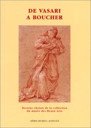Cover of: De Vasari à Boucher by Nîmes (France). Musée des beaux-arts.