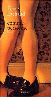 Cover of: Comme personne: roman